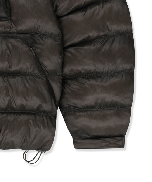 CLOUD SHELL HOODY PADDING JUMPER IN CHARCOAL