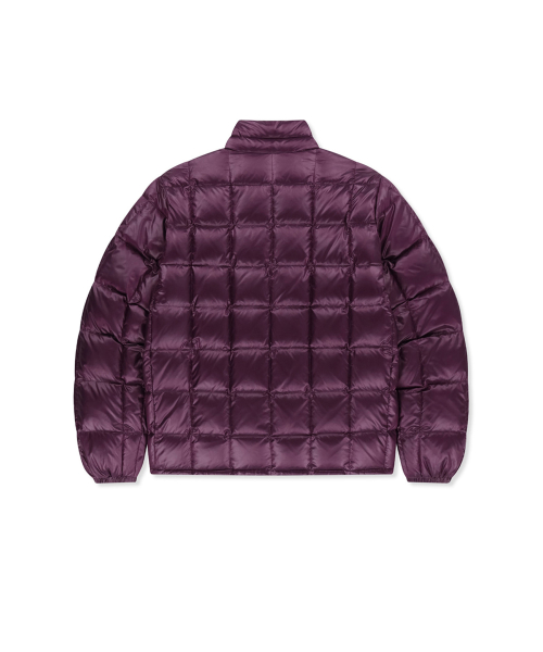 MATIN GRID QUILTED LIGHT DOWN JUMPER IN PURPLE