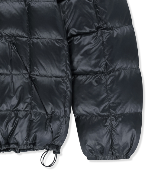 MATIN GRID QUILTED LIGHT DOWN JUMPER IN DARK NAVY