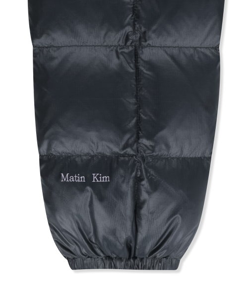 MATIN GRID QUILTED LIGHT DOWN JUMPER IN DARK NAVY