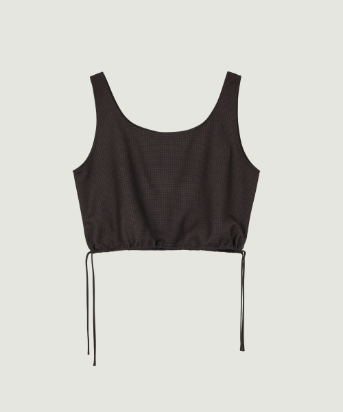 26FW MARINA SLEEVELESS (BROWN)