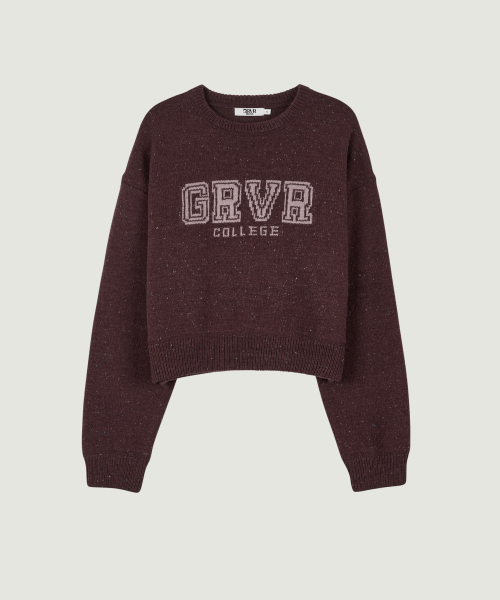 GRVR COLLEGE KNIT (PLUM)