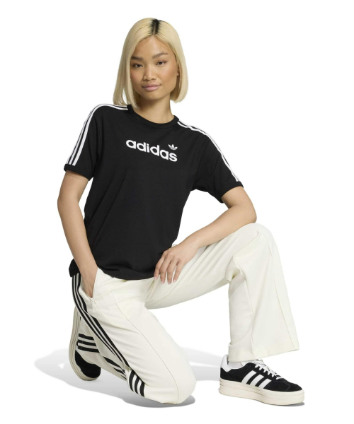 LINEAR TEE BLACK/WHITE