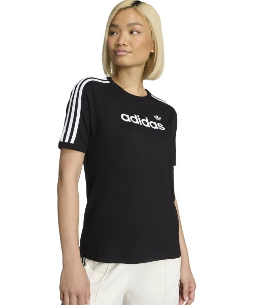 LINEAR TEE BLACK/WHITE