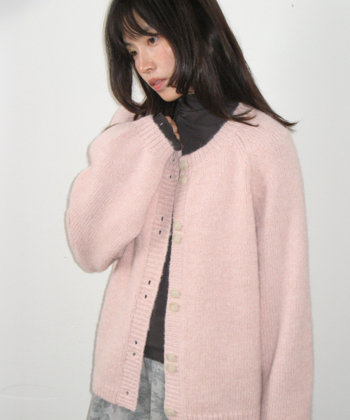 WAVE MOCK NECK LONG SLEEVE CHARCOAL