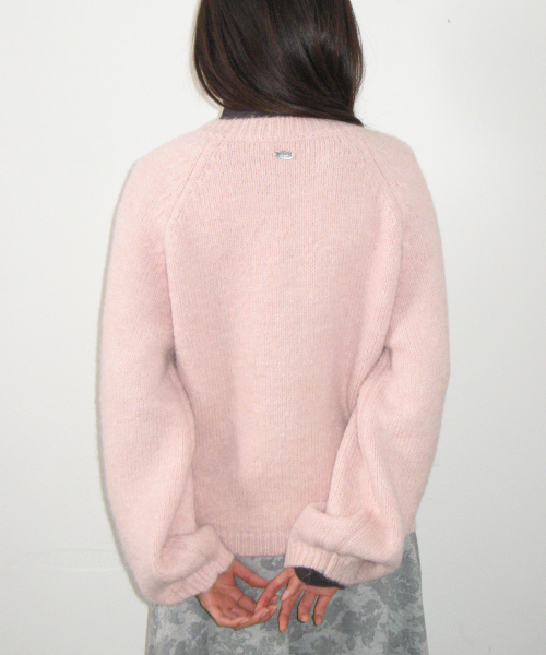 DOUBLE BUTTON CARDIGAN SOFT PINK