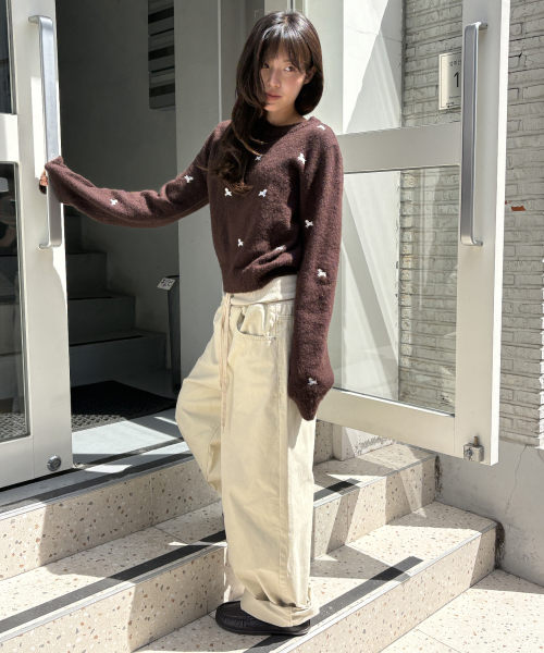 PIGMENT FOLDING PANTS BEIGE
