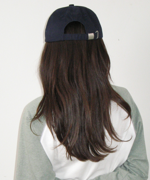 LETTERING VINTAGE BALL CAP NAVY