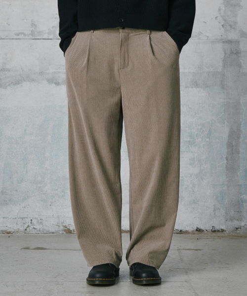 [2PACK] Semi-Wide Banding Corduroy Pants 6 Colors