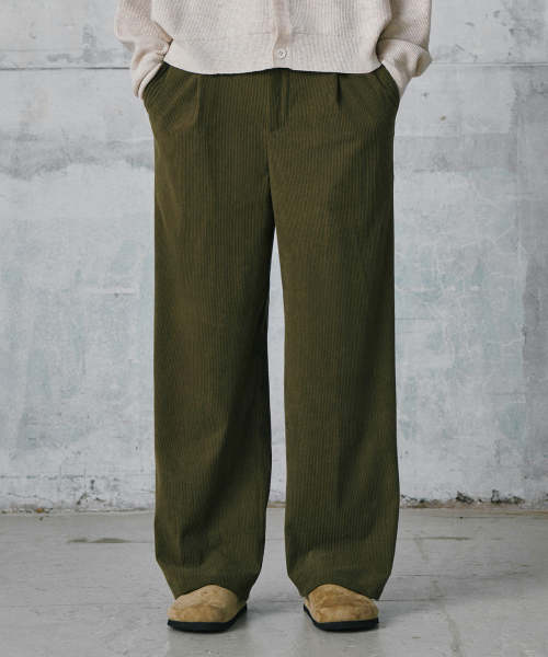 [2PACK] Semi-Wide Banding Corduroy Pants 6 Colors