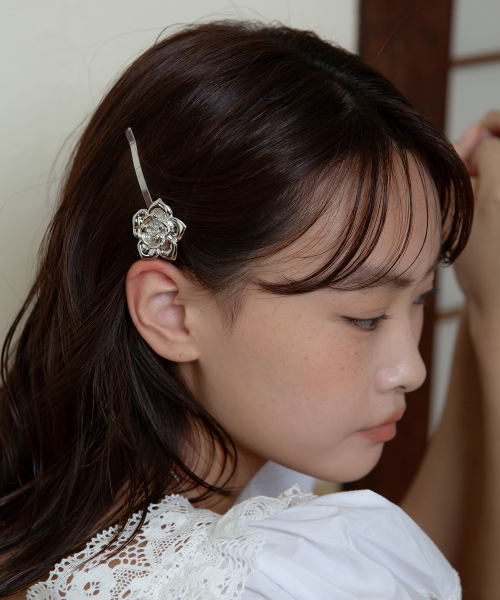 bloom rose hair pin