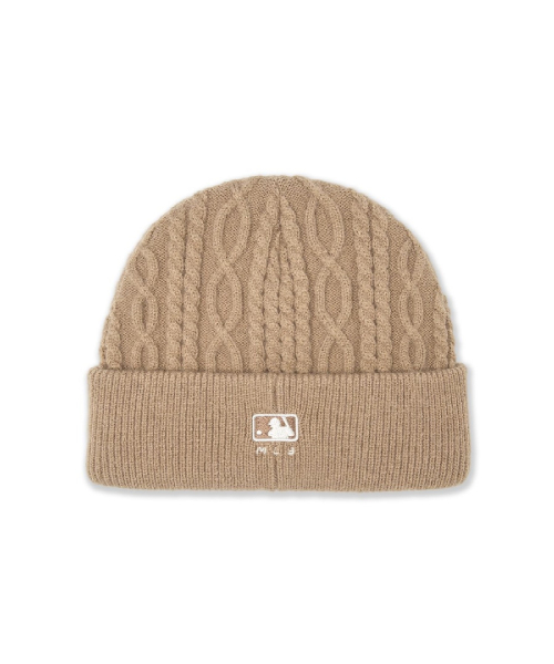 Wool Blend Cable Knit Beanie