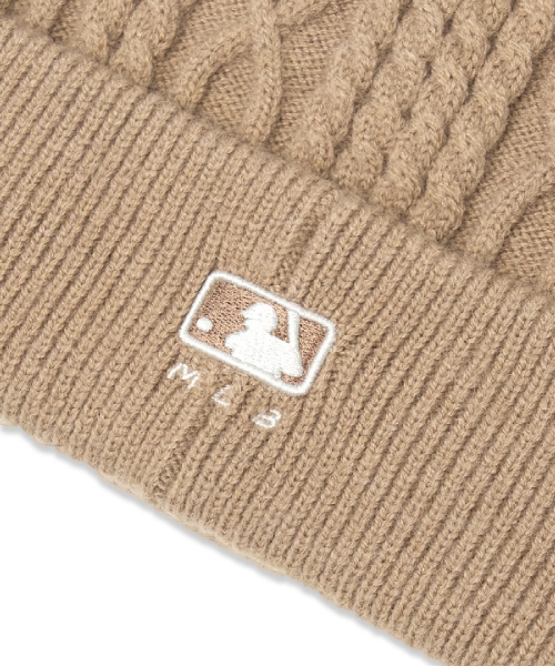 Wool Blend Cable Knit Beanie