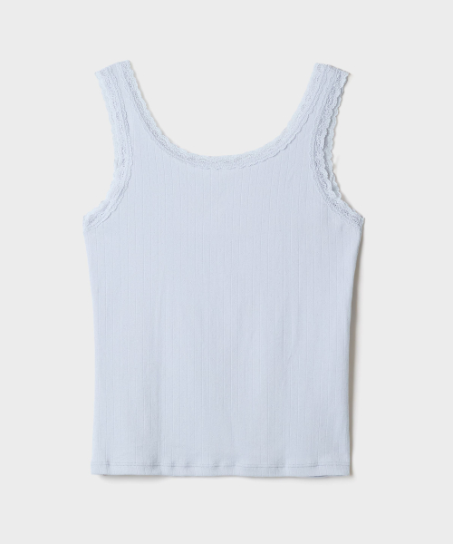 [COMFORT] Lace Pointelle Sleeveless_SPLOG49A32
