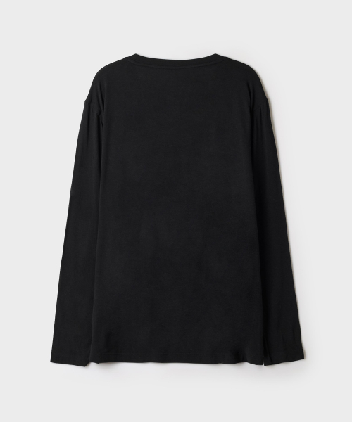 [WARMTECH Wool Blend] Mens Round-Neck Long-Sleeve Top_SPXVG4VA31