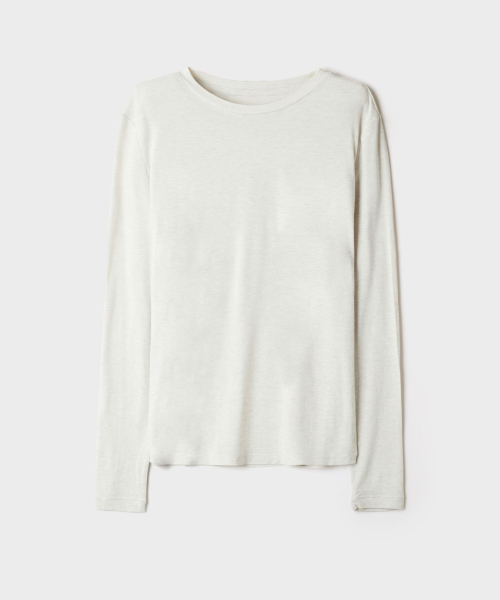 [WARMTECH Wool Blend] Womens Round-Neck Long-Sleeve_SPYVG4VA31