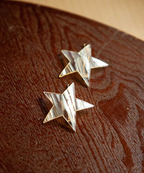 star aurora hair pin - yellow gold