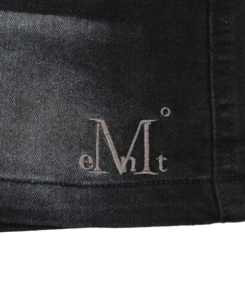 ROVEL LACE SAGGING WASHED DENIM SHORTS
