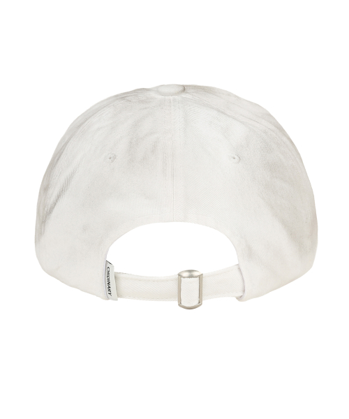 DIRTY WASHED APPLIQUE BALL CAP [IVORY]