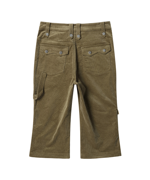 UTILITY CORDUROY CAPRI PANTS(W) BROWN