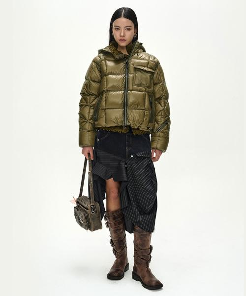 UNISEX TORINO LIGHTWEIGHT DOWN JACKET (OLIVE)