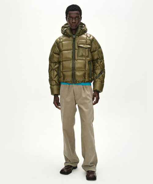 UNISEX TORINO LIGHTWEIGHT DOWN JACKET (OLIVE)