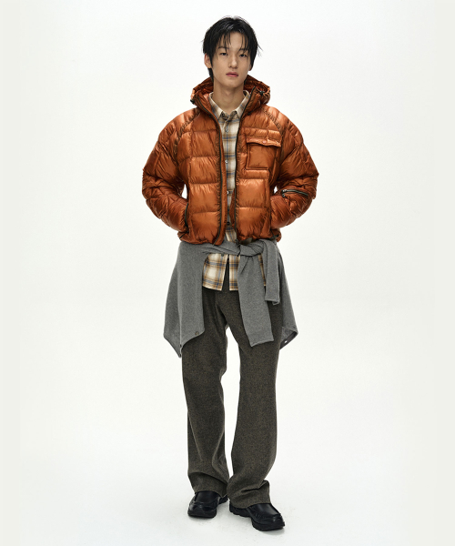 UNISEX TORINO LIGHTWEIGHT DOWN JACKET (ORANGE)