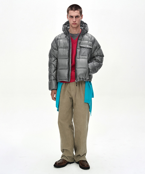 UNISEX TORINO LIGHTWEIGHT DOWN JACKET (GREY)