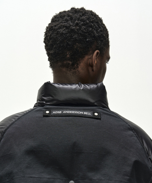 TRIPLE PATCH PUFFER DOWN JACKET (BLACK)