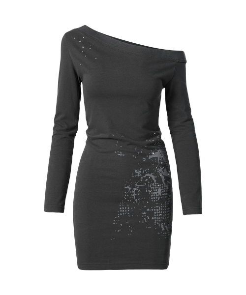 OFF SHOULDER ONE-PIECE(W) CHARCOAL