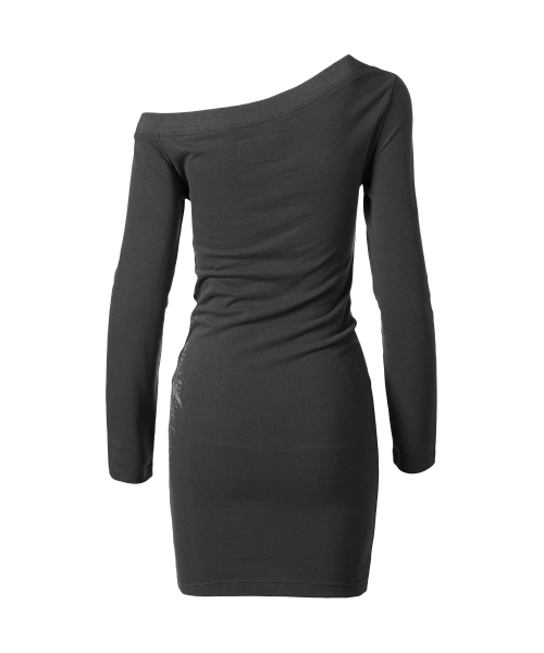 OFF SHOULDER ONE-PIECE(W) CHARCOAL