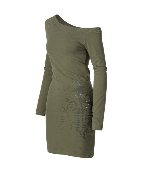 OFF SHOULDER ONE-PIECE(W) OLIVE