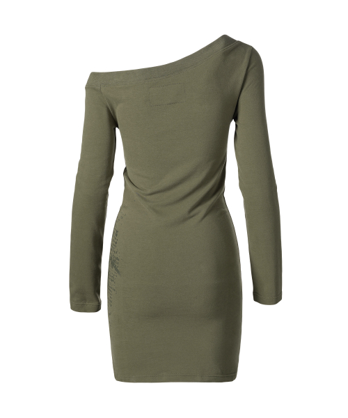 OFF SHOULDER ONE-PIECE(W) OLIVE