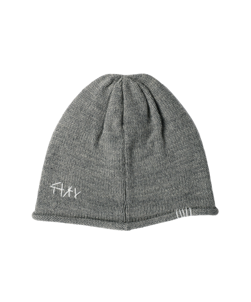 STITCH KNIT BEANIE GREY