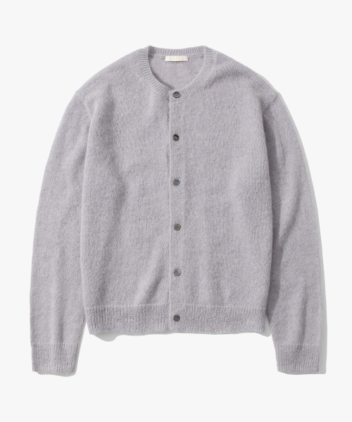 Premium Mohair Crop Round Cardigan - 4 COLOR