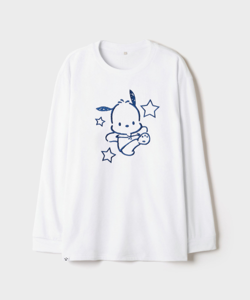 SANRIO CHARACTERS Round-Neck Pajama (Blue)_SPPPG4VU13