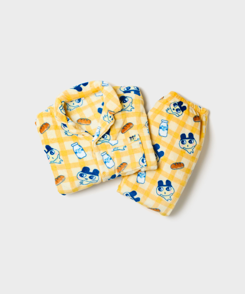 TAMAGOTCHI Sleep Pajamas (Yellow)_SPPPG4VU08