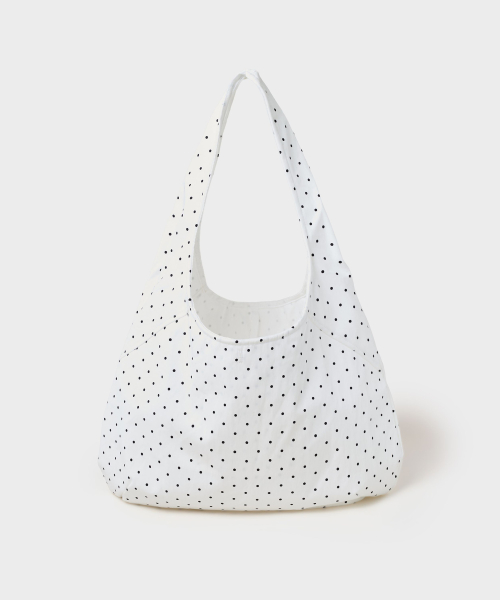 Dot Round Cotton Shoulder Bags_SPAKGA9A70