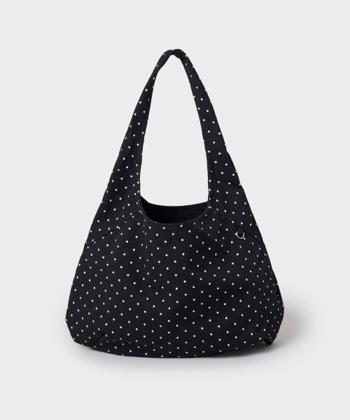 Dot Round Cotton Shoulder Bags_SPAKGA9A70