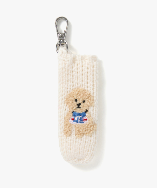 Wool Cashmere Knit Keyring - 5 COLOR
