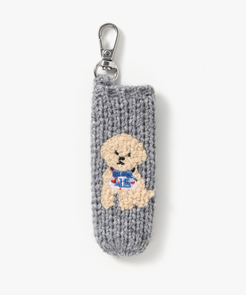 Wool Cashmere Knit Keyring - 5 COLOR