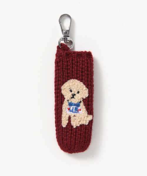 Wool Cashmere Knit Keyring - 5 COLOR