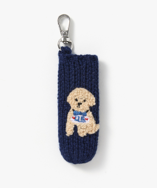 Wool Cashmere Knit Keyring - 5 COLOR