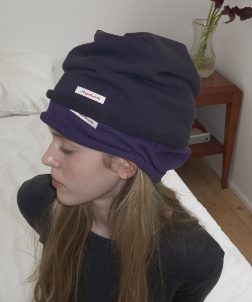 Cotton Casual Loopback Beanie Hats_Purple