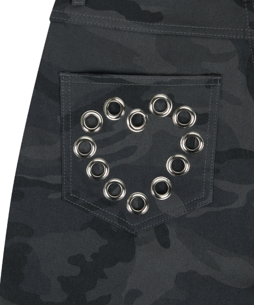 RL EYELET BASIC PANTS(CAMO)