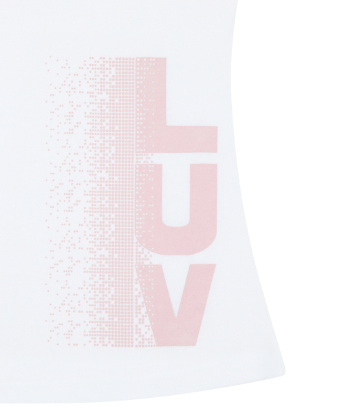 RL PIXEL LUV RAGLAN TEE(PINK)