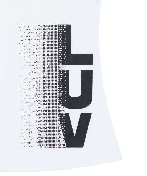 RL PIXEL LUV RAGLAN TEE(BLACK)