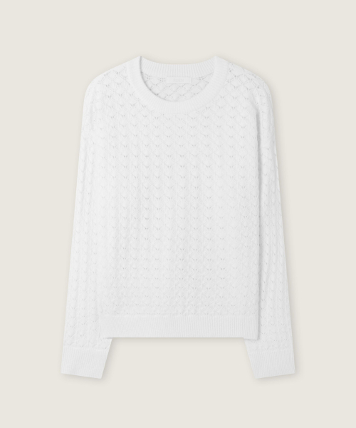 Diamond Knit Pullover RMKAG4TRT1
