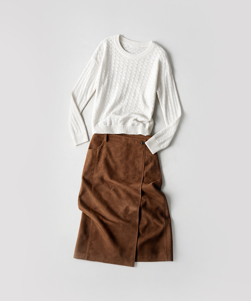 Diamond Knit Pullover RMKAG4TRT1