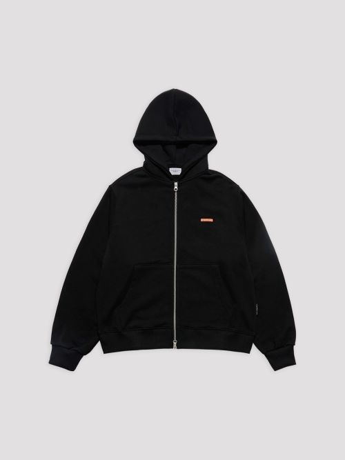 SMALL LOGO EMBROIDERY HOODIE ZIP UP